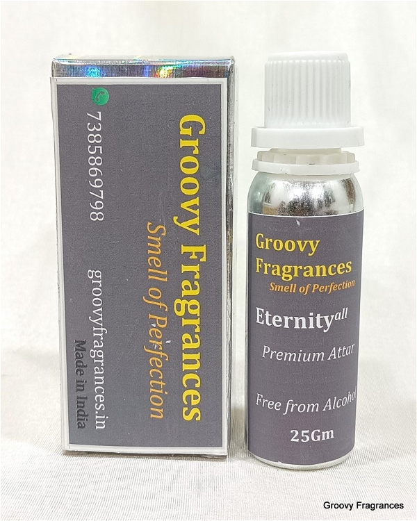 Groovy Fragrances Eternity Long Lasting Perfume Roll-On Attar | Unisex | Alcohol Free by Groovy Fragrances - 25Gm