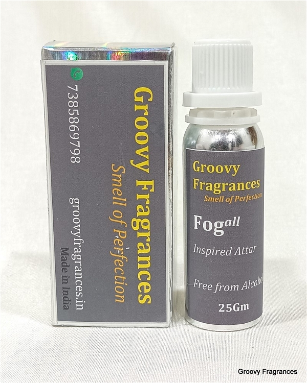 Groovy Fragrances Fog Long Lasting Perfume Roll-On Attar | Unisex | Alcohol Free by Groovy Fragrances - 25Gm
