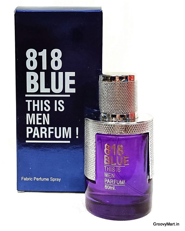 HP 818 Blue Men Fabric Perfume Spray - 60ML