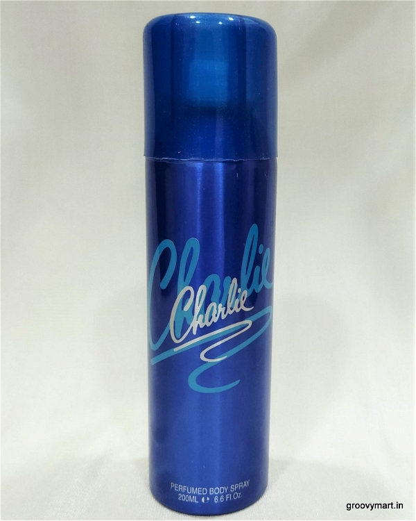 Deodorants charlie blue perfumed body long lasting spray (200ml, pack of 1) - 200ML