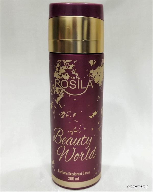 Rosila rosila beauty world unisex deodorant body spray (200 ml, pack of 1)