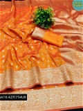 Kanjivaram silk saree with beautiful Pure Zari weaving with Rich Pallu & contrast Border Quality Material  - Red