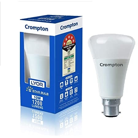 Crompton 10W Led Bulb 6K - B22