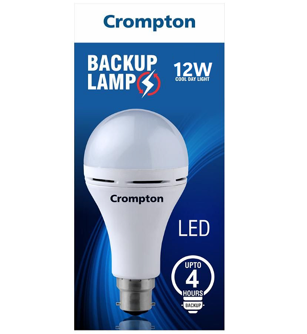 Crompton 12W Led Rechargeable Emergency Inverter Bulb