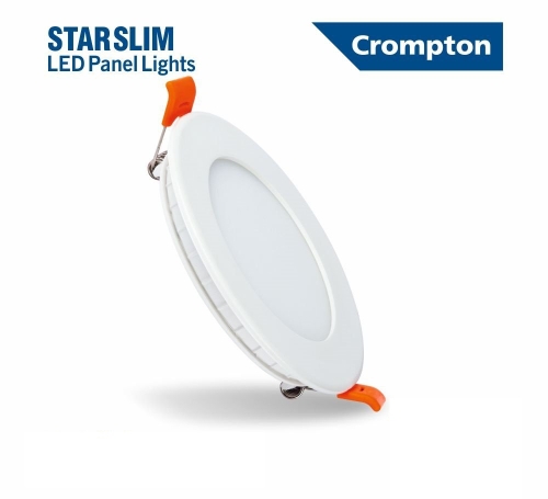 Crompton Led Star Slim Recess Panel Round - 6k - 3W - 3" Cutting