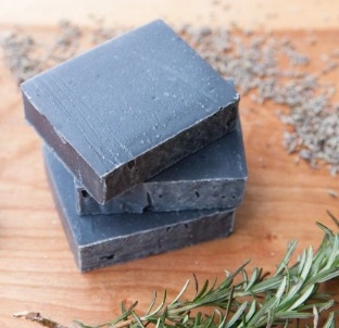 Handmade Charcoal Tulsi Soap -80 gms (pack of 2)