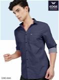 EDGE INTERNATIONAL Fancy Plain Shirt 6565 - M L XL