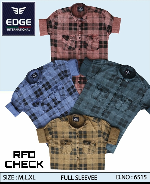RFD Check Double Pocket Shirt 6515 - M L XL