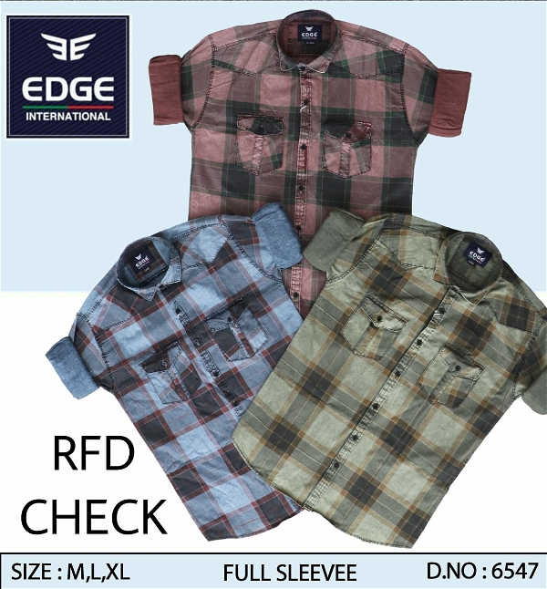 RFD Check Shirt 6547 - M L XL