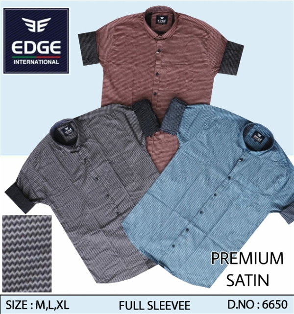 Premium Satin Shirt 6650 - M L XL