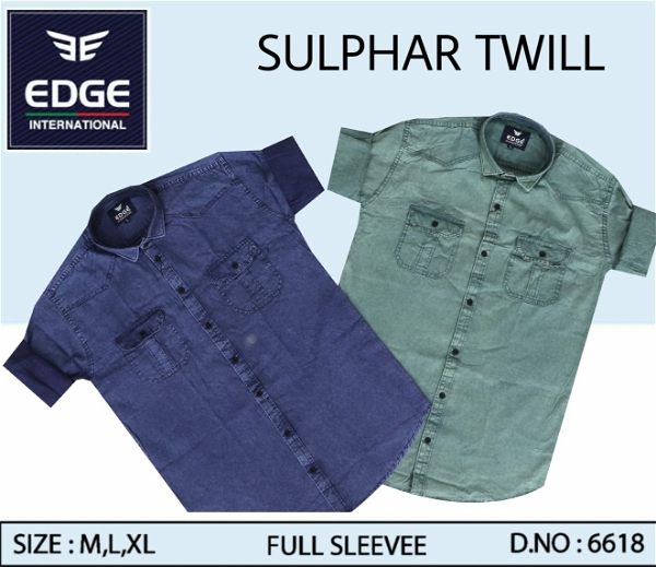 Sulphur Twill Plain Shirt 6618