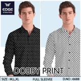 Dobby Print Shirt 6688