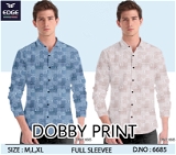 Dobby Print Shirt 6685