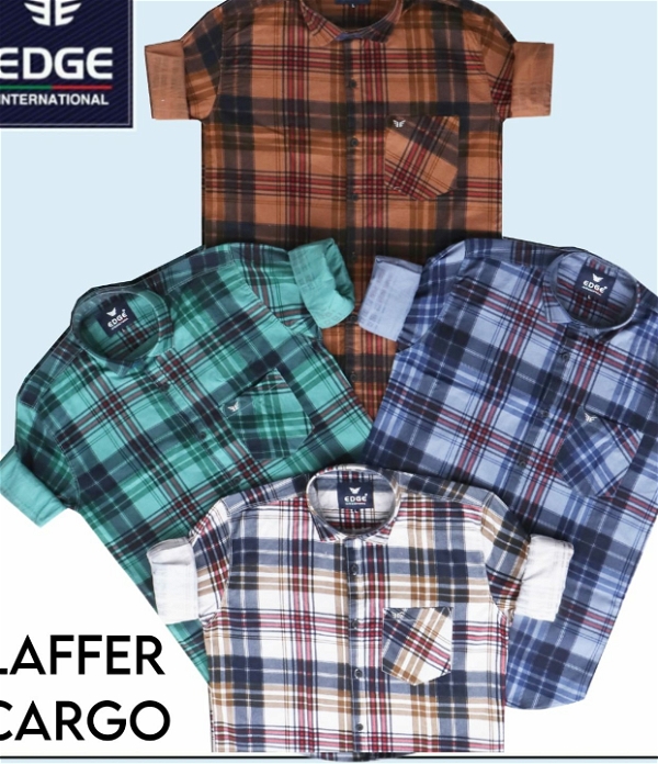 Laffer Cargo Check Shirt 6788 - 4 . Sizes: 3 (M L XL)