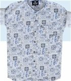 Twill Lycra Printed Shirt 6823 - 3 , Sizes: 4 ( M L XL XXL)