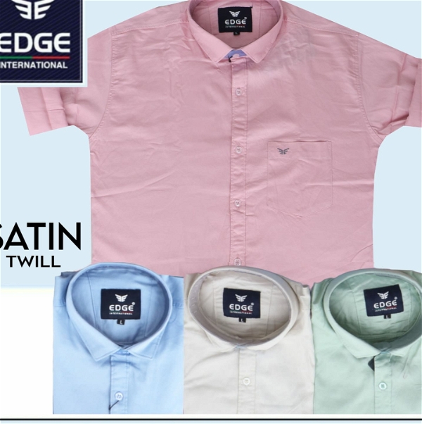 Fancy Satin Twill Shirt 6828 - 4 . Sizes: 3 ( M L XL )