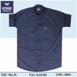 Fancy Twill Printed Shirt 6869 - 3 . Sizes: 3 ( M L XL )