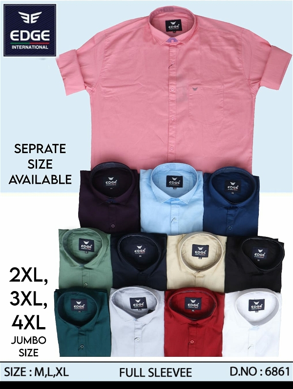 Fancy Twill Plain Shirt 6861 - 12 colours in 4 XL