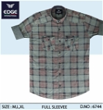 RFD Check Double Pocket Shirt 6744 - 3 . Sizes: 3 ( M L XL )