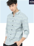 Fancy Twill Printed Shirt 6854 - 3 . Sizes: 3 ( M L XL )