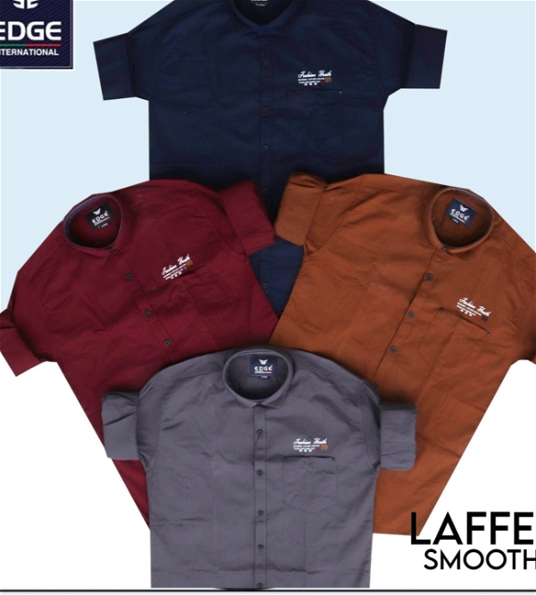 Laffer Smooth Plain Shirt 6905 - 4 . Sizes : 3 ( M L XL )