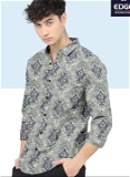 Digital Lycra Printed Shirt 6951 - 3 . Sizes : 3 ( M L XL )