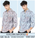 Popcorn Imported Printed Shirt 6967 - 2 . Sizes : 3 ( M L XL )