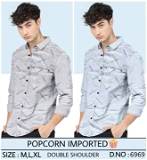 Popcorn Imported Printed Shirt 6969 - 2 . Sizes : 3 ( M L XL )