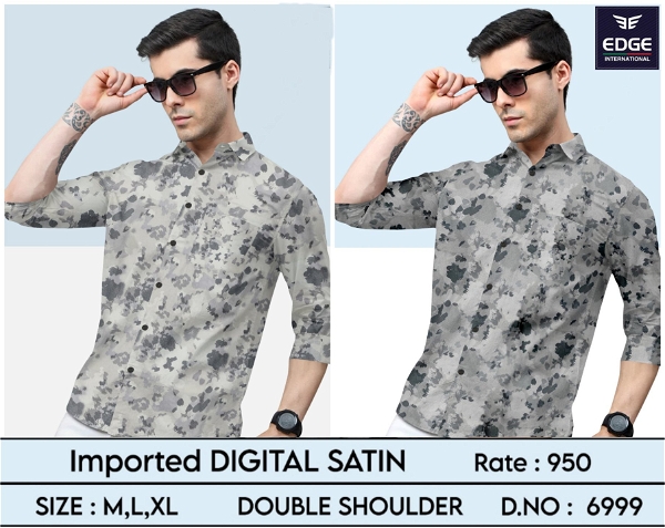 Fancy Imported Digital Shirt 6999 - 2 . Sizes  : ( M L XL )