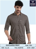 Fancy Twill Discharge Printed Shirt 6848 - 3 . Sizes : 3 ( M L XL )