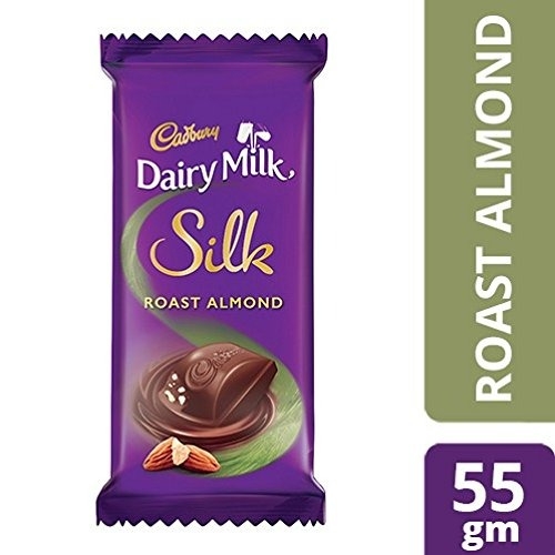 Cadbury Dairy Milk Silk Roast Almond Chocolate - 55 Gm