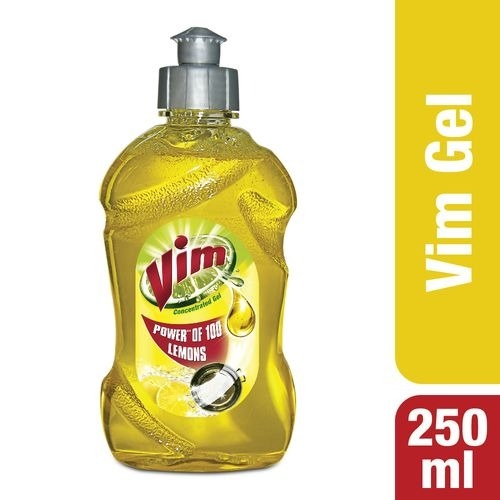 Vim Lemon Dishwash Gel - 250 Ml