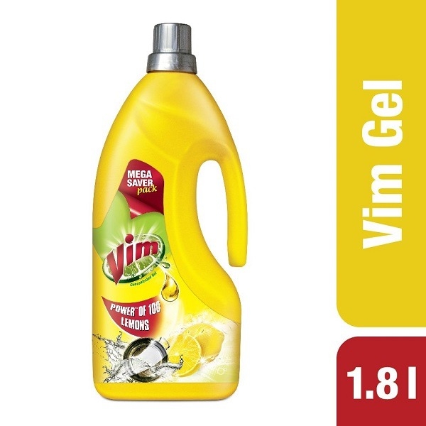 Vim Lemon Dishwash Gel - 1.8 Ml