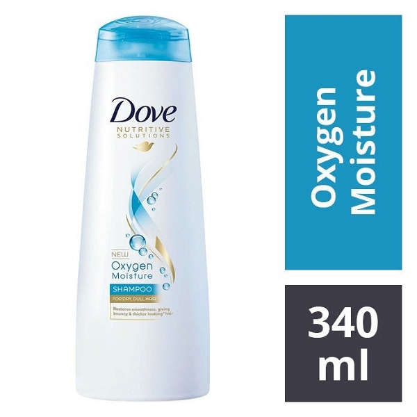 Dove Oxygen Moisture Shampoo - 340 Ml