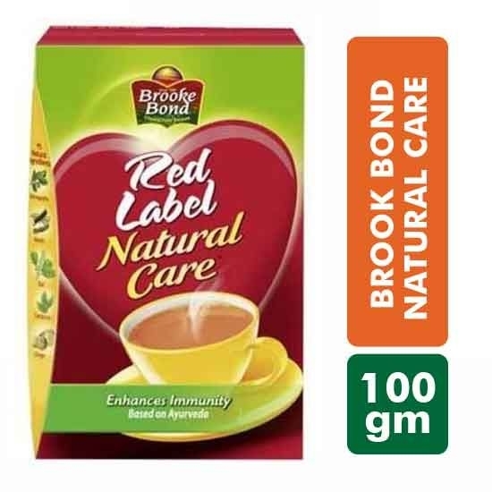 Brooke Bond Red Label Natural Care Tea - 100 Gm