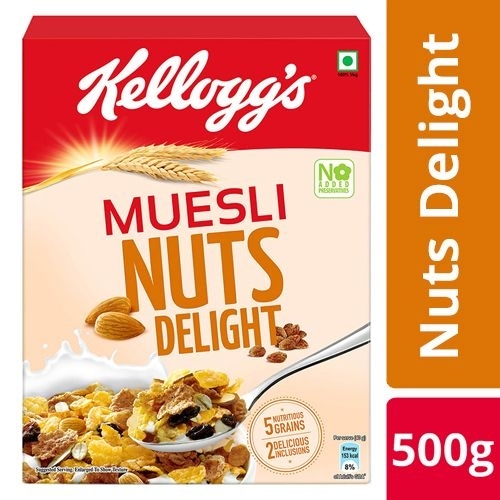 Kellogg Muesli Nuts Delight - 500 Gm