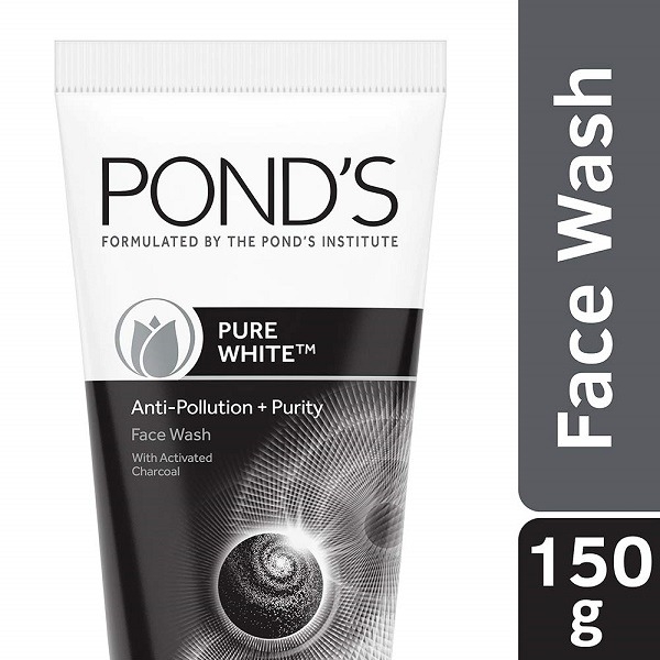 Pond's Pure White Anti-Pollution + Purity Face Wash - 150 Gm