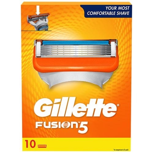 Gillette Fusion Cartridge - 10 Units