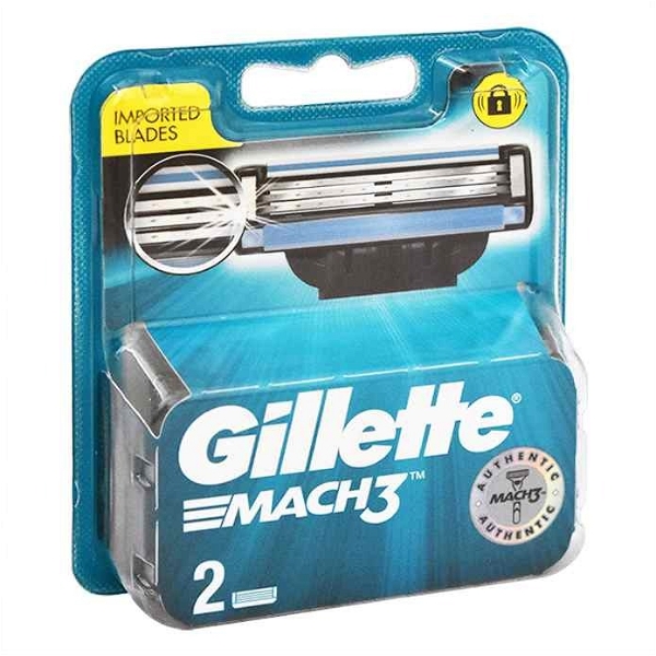 Gillette Mach3 Cartridge - 2 Units