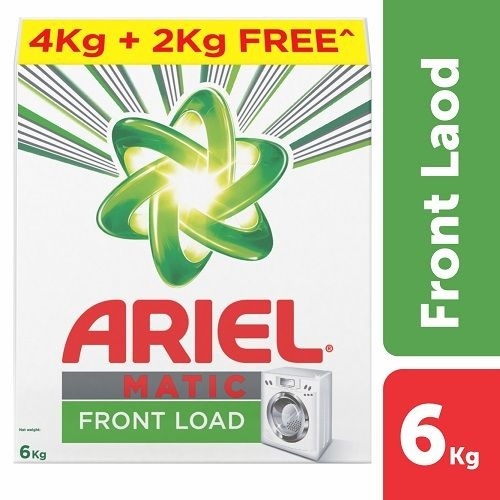 Ariel Matic Front Load Detergent Washing Powder - 4 Kg + 2 Kg Free