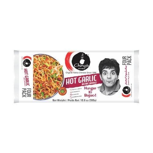 Ching Hot Garlic Instant Noodles - 4 Pack (240 Gm)