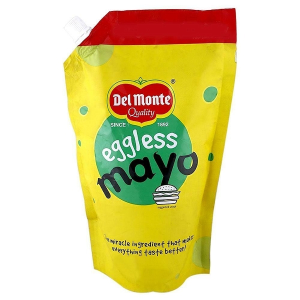 Del Monte Eggless Mayo Pouch: 900 Gm