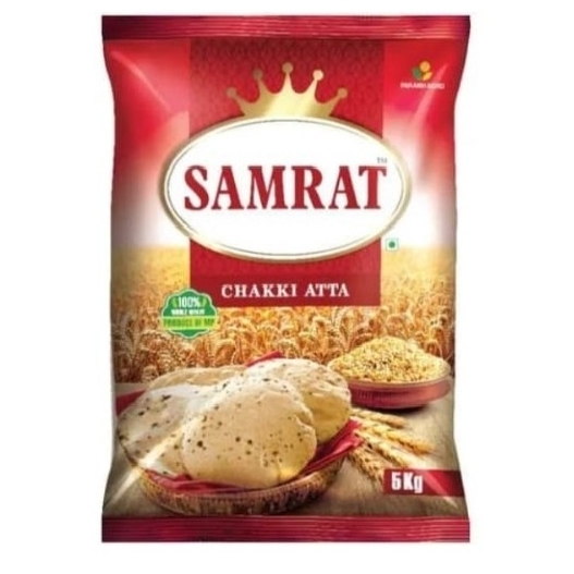 Samrat Premium Chakki Atta - 5 Kg