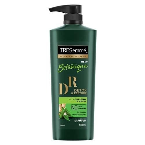 TRESemme Botanique Detox & Restore Shampoo No Parabens, No Dyes - 580 Ml