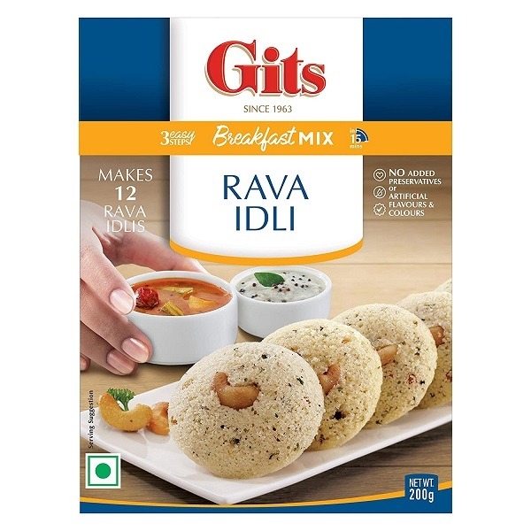 Gits Rava Idli Mix - 200 Gm