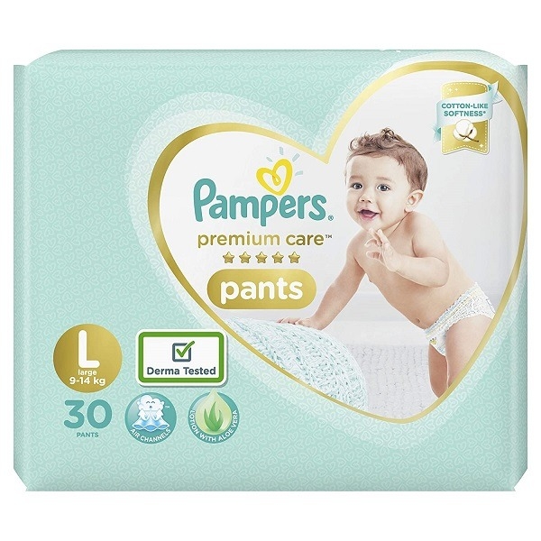 Pampers Premium Care Pants - Large - 30 Units