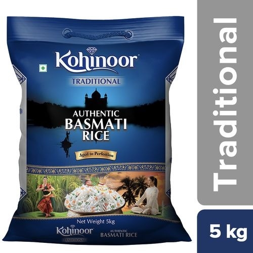 Kohinoor Traditional Authentic Aged Basmati Rice - 5 Kg