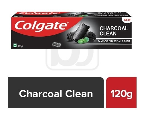 Colgate Charcoal Clean Bamboo Charcoal & Mint Toothpaste - 120 Gm