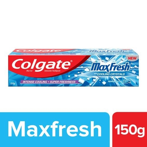 Colgate MaxFresh Peppermint Ice Toothpaste - 150 Gm