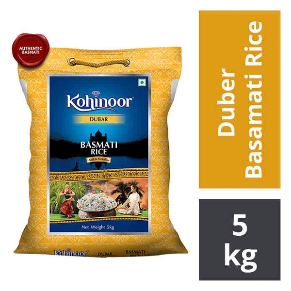Kohinoor Dubar Authentic Aged Basmati Rice - 5 Kg